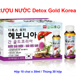 Giải rượu nước-Chai thủy tinh hộp 10 chai giải rượu bia, bảo vệ gan