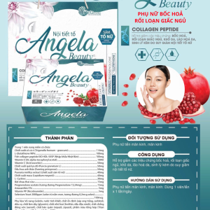 (HD) Viên uống Nội tiết tố Sâm tố nữ Angela Beauty-Hộp cứng có túi xách