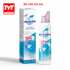 (HD) Dung dịch xịt mũi muối trẻ em Sinus-Xịt mũi cá heo