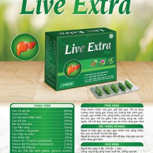 (HD) Giải độc Gan Live Extra Plus-Hộp 12 vỉ x 5 viên