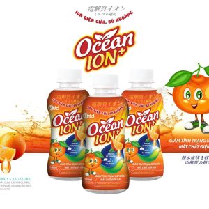 Oresol Nước Vị Cam Chai To 350ml-Zozo Ocean ion+ Thùng 36 chai