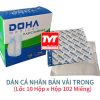 Băng dán cá nhân Bản vải trong suốt không thấm nước-Hộp 102 miếng x Lốc 10h dính chắc chắn
