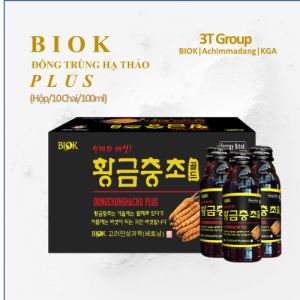 (Hàng Nhập khẩu) Nước Đông Trùng Hạ Thảo Biok Hàn Quốc-Hộp 10 chai x100ml-Kiện 10 hộp