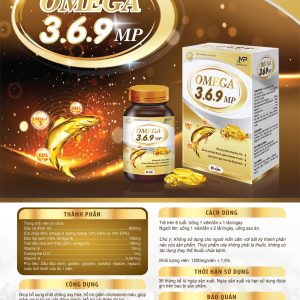 (HD) Omega 369 cao cấp MP-Hộp 1 Lọ x 30 viên dầu cá Hỗ trợ bổ mắt, ngăn ngừa xơ vữa động mạch