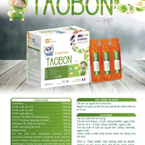 (HD) Siro Táo bón Chất xơ ống-Hộp 20 ống x 10ml dung dịch