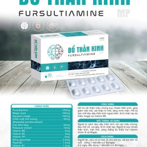 (HD) Bổ thần kinh MP cao cấp-Hộp 3 vỉ x 10 viên