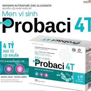 (HD) Men ống vi sinh Probaci 4T-Hộp 20 ống x 10ml