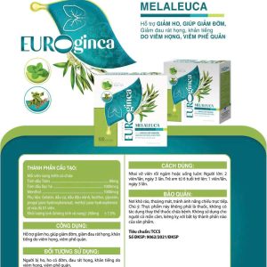 Viên ho dầu Euroginca-Hộp 10 vỉ x 10 viên