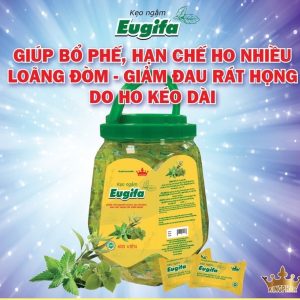 Kẹo ngậm Ho Eugifa hũ 400 viên