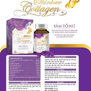 (HD) Sâm tố nữ Collagen cao cấp-Hộp cứng x 30 viên
