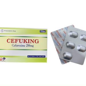 Cefuroxim 250mg USP Cefuking-Hộp 06 Vỉ x 05 viên