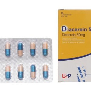 Diacerin 50mg USP-Hộp 10 vỉ x 10 viên điều trị các vấn đề về xương khớp
