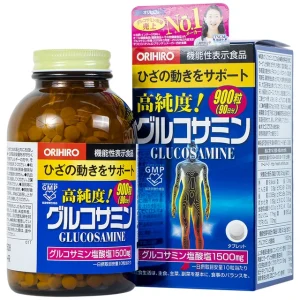(Lọ 900v Nhập khẩu Japan) Viên Glucosamine Orihiro-uống hỗ trợ làm trơn ổ khớp hạn chế lão hóa khớp (900 viên+50)