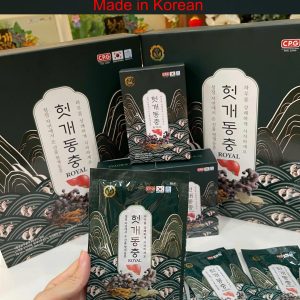 (Nhập khẩu) Giải Rượu Nước-Dạng gói Hộp 30 gói Hàn Quốc- có nhãn phụ tiếng việt