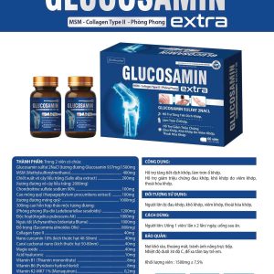 (HD) Khớp 2 Lọ Cứng Glucosamine Extra cao cấp MSM