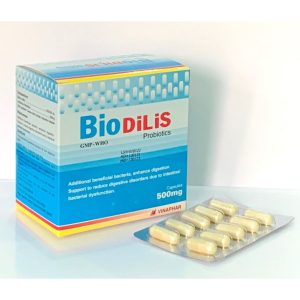(HD) Men viên BioDiLis New-Hộp 10 vỉ x 10 viên