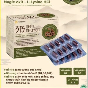 (HD) Vitamin 3B Linh chi-Lysine Hộp 100 viên- vỉ thẳng hàng