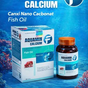 (HD) Calcium Aquamin F Lọ 30 viên canxi hữu cơ từ tảo biển đỏ