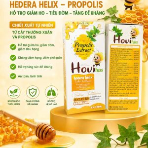 (HD) Siro Ho Hovituss cao lá thường xuân- chai 110ml hỗ trợ bổ phế giảm ho giảm đờm