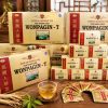 Trà Sâm gói Wonpagin-T Xách 10 hộp x Hộp 10 gói (= xách 100 gói sâm 3gam)