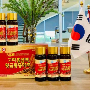 Sâm Nước Hàn Quốc Chai To-nước Hồng sâm đông trùng hạ thảo Nhập khẩu Hàn Quốc-Hộp 10 chai