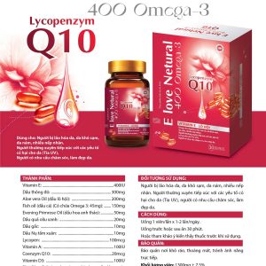 (HD) E Love Neptural Q10 Hộp cứng- Hỗ trợ làm đẹp da, tái tạo và phục hồi cho làn da căng bóng sáng mịn